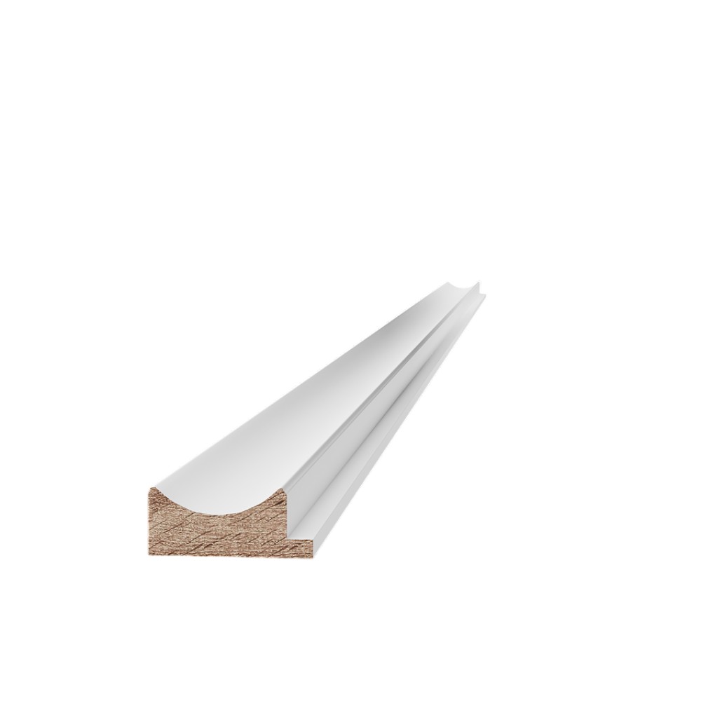 Финишный молдинг под покраску Evrowood PL 08 ZSH 2700×32×12